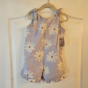 Floral Sleeveless Romper